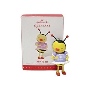 NEW Hallmark Christmass Ornament 2015 Mom to Bee babyshower NEW‎ IN BOX  #139B5